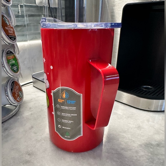 The Grinch “Feeling Grinchy” This is My Grinch Face Travel Mug - Picture 2 of 12